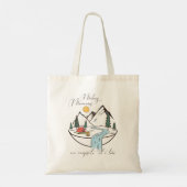 Herinneringen maken Kamperen Tote Bag (Achterkant)