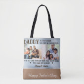 Herinneringen onderweg: Happy Vaderdag Custom Co Draagtas (Voorkant)