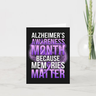 Herinneringen paarse lint alzheimerbewustzijnsmaan kaart