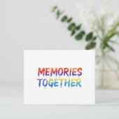 Herinneringen Samen Briefkaart (Staand voorkant)