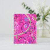 Herinneringen uit de Kindertijd Abstracte Kunst Briefkaart (Staand voorkant)