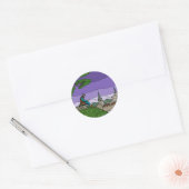 Herinneringen van Camelot Ronde Sticker (Envelop)
