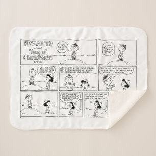 Herinneringen van Charlie Brown bij de pitcher's h Sherpa Deken