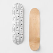 Herinneringen van Charlie Brown bij de pitcher's h Skateboard (Voorkant)