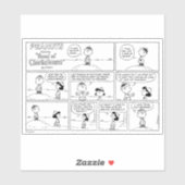 Herinneringen van Charlie Brown bij de pitcher's h Sticker (Vel)