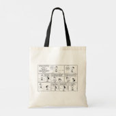 Herinneringen van Charlie Brown bij de pitcher's h Tote Bag (Achterkant)