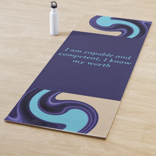 Herinneringen van het strand yogamat (In situ)