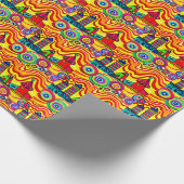 Herinneringen van Russisch rappelpapier Cadeaupapier (Hoek)