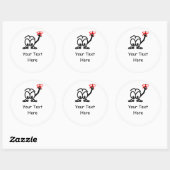 Herinneringen Vergeet het niet Ronde Sticker (Vel)