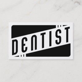 herinneringen voor benoeming retro dentist afsprakenkaartje