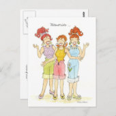 Herinneringen zijn voor altijd. briefkaart (Voorkant / Achterkant)