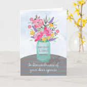 Herinneringsbus met Segenswensen voor de verjaarda Kaart (Gele Bloem)