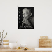 Herinneringsfoto Begrafenis Poster (Keuken)