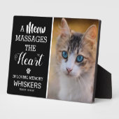 Herinneringsfoto-herdenking huisdier fotoplaat (Zijkant)