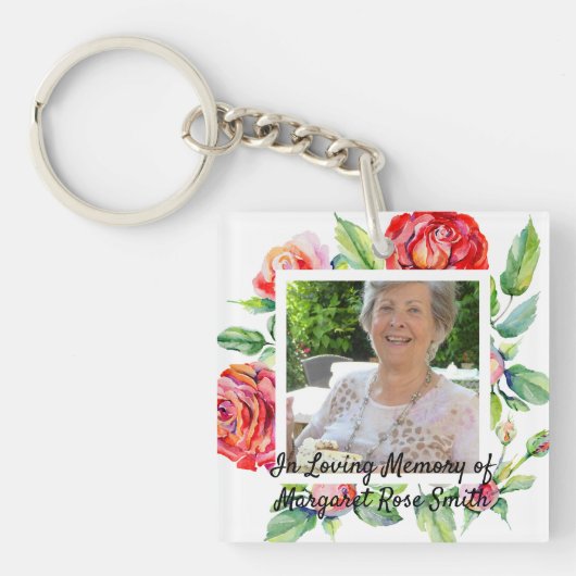 Herinneringsfoto Sleutelhanger Rouw Verlies Herden (voorkant)