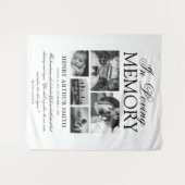 Herinneringsgeschenk | In Liefdevolle Herinnering  Wandkleed (Voorkant (horizontaal))