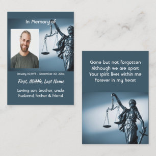 Herinneringsgeschenk Weegschaal van de Gerechtighe Visitekaartje