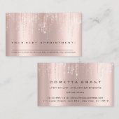 Herinneringsherinnering voor professionele benoemi visitekaartje (Voorkant / Achterkant)