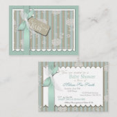 Herinneringskaart voor pasgeborenen informatiekaartje (Voorkant / Achterkant)