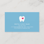 Herinneringskaarten voor gebitsbenoeming - aangepa afsprakenkaartje (Achterkant)