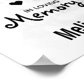 Herinneringsmonument Ter liefdevolle herinnering F Poster (Hoek)