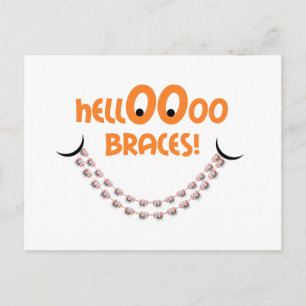 Herinneringsorthodontische benoeming Hallo Braces Briefkaart