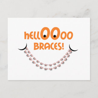 Herinneringsorthodontische benoeming Hallo Braces  Briefkaart