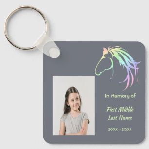 Herinneringspost Aquarel Paard Kunst Sleutelhanger