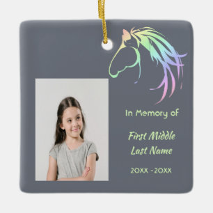 Herinneringssouvenir Pastel Paard Kunst Keramisch Ornament