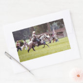 herinvoering burgeroorlog rechthoekige sticker (Envelop)