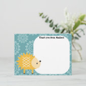 Hérisson à panneau plat de cartes du Merci des (Debout devant)