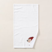Hérisson Conception Monogrammé (Serviette à main)