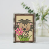 Hérisson de carte postale (Debout devant)