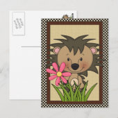 Hérisson de carte postale (Devant / Derrière)