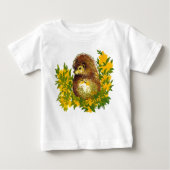 Hérisson de hérisson design T-shirt bébé (Devant)