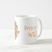 Hérisson endormi 'né être sauvage' mug (Devant droit)