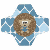 Hérisson et Coeurs Bleus (Plat)