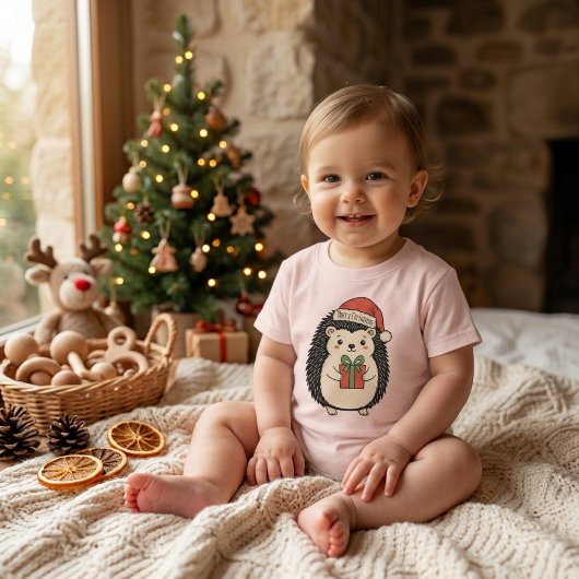 Hérisson Mignon Joyeux Noël