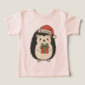 Hérisson Mignon Joyeux Noël (Design Recto)