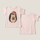 Hérisson Mignon Joyeux Noël (Design Recto & Verso)