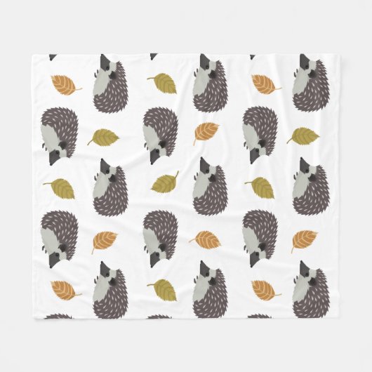 Hérisson Motif jeter des couvertures (Devant (Horizontal))