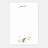 Hérisson Personnaliser les notes post-it® (Devant)