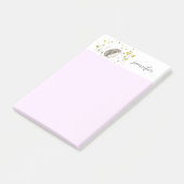 Hérisson Personnaliser les notes post-it® (Incliné)