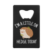 Hérisson peu sur la couverture aujourd'hui (Devant)