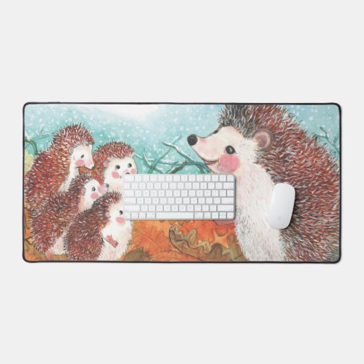 Hérisson s'entretenant Illustration (Clavier et souris)