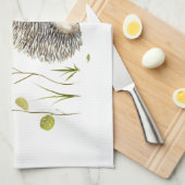 Hérisson Serviettes de cuisine personnalisées (Quart Plié)