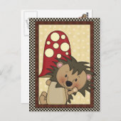 Hérisson toute carte postale (Devant / Derrière)