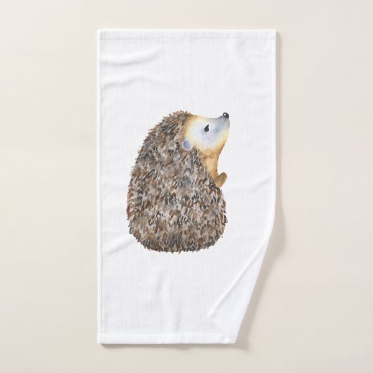 Hérissons adorables (Serviette à main)