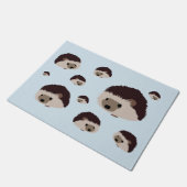 Hérissons - tapis de porte (Incliné)