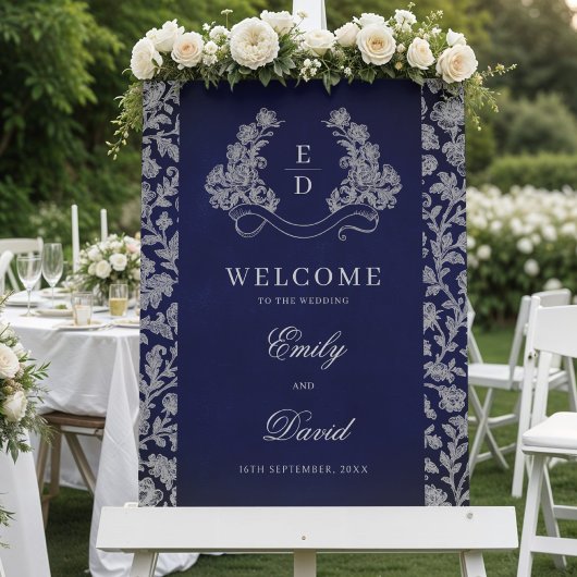 Heritage Crest Monogram Wedding Welcome